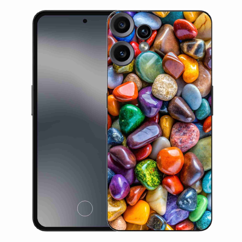 Gélový kryt mmCase na Nothing CMF Phone 2 Pro - farebné kamienky