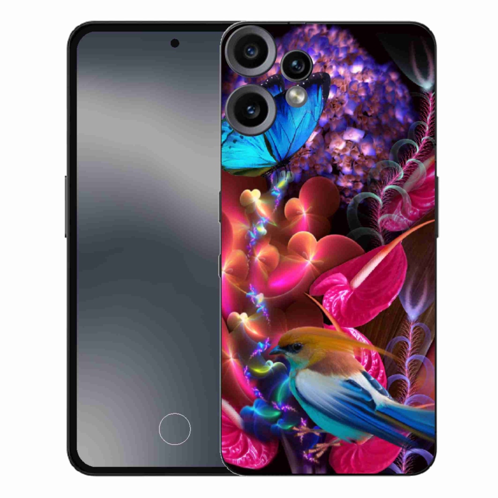 Gélový kryt mmCase na Nothing CMF Phone 2 Pro - farebné kvety