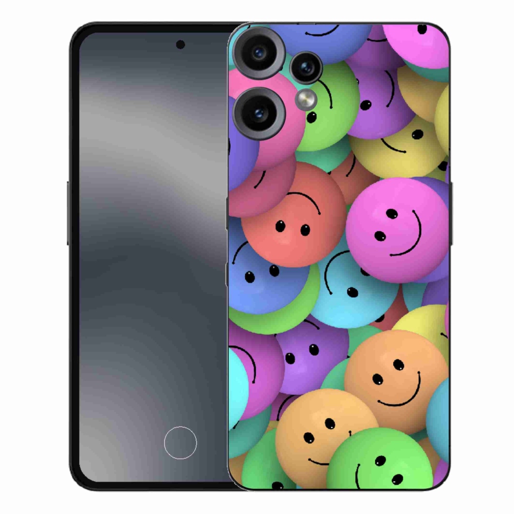 Gélový kryt mmCase na Nothing CMF Phone 2 Pro - farební smajlíci
