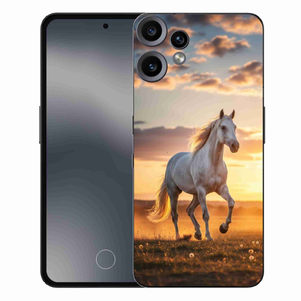 Gélový kryt mmCase na Nothing CMF Phone 2 Pro - bežiaci biely kôň 2