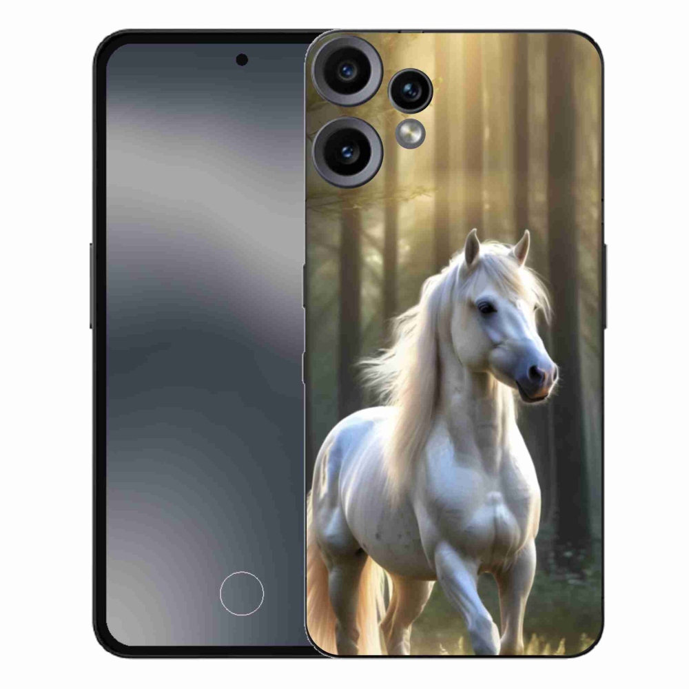 Gélový kryt mmCase na Nothing CMF Phone 2 Pro - biely kôň 3