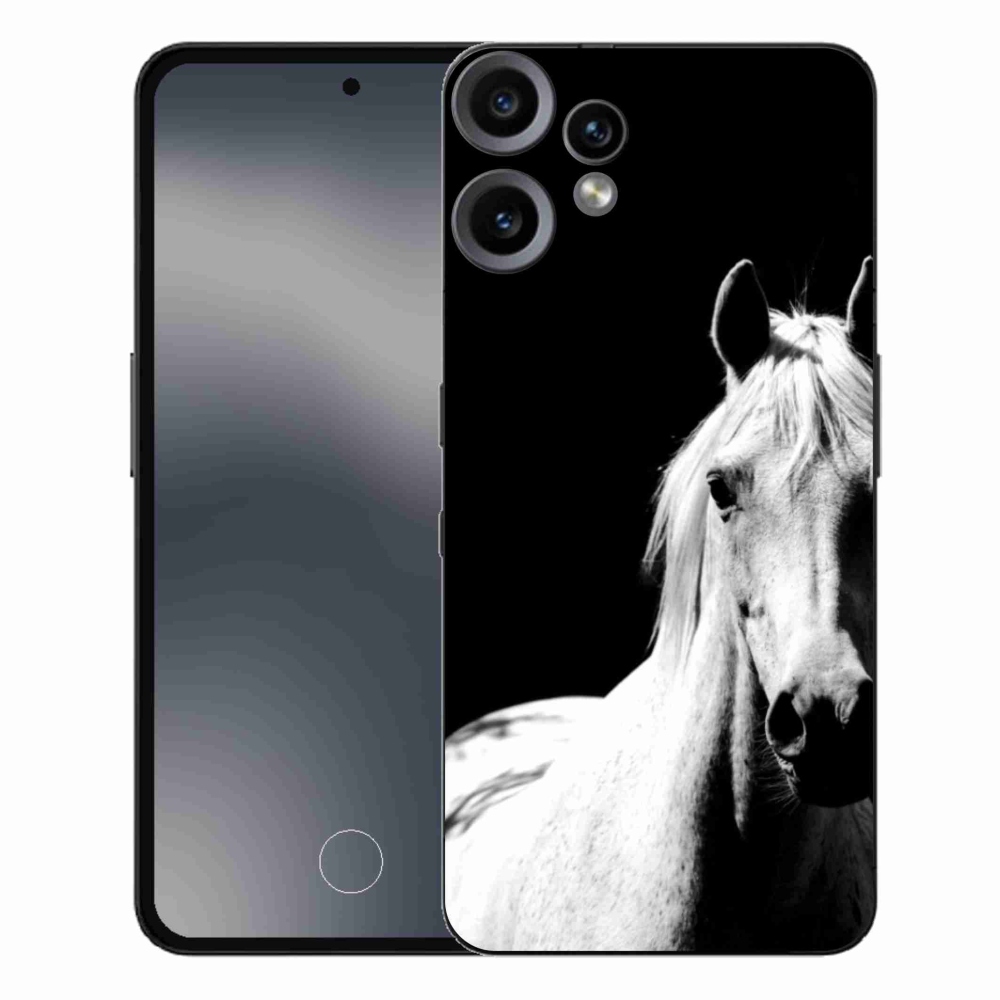 Gélový kryt mmCase na Nothing CMF Phone 2 Pro - biely kôň 5