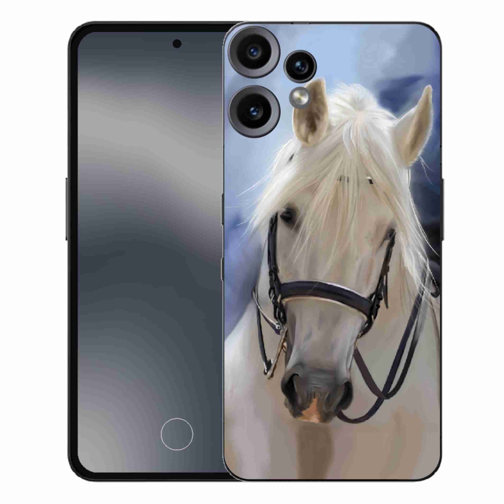 Gélový kryt mmCase na Nothing CMF Phone 2 Pro - biely kôň