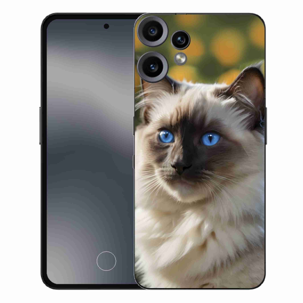 Gélový kryt mmCase na Nothing CMF Phone 2 Pro - biely ragdoll