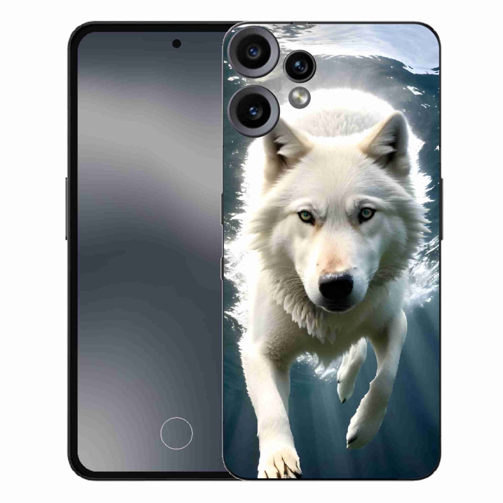 Gélový kryt mmCase na Nothing CMF Phone 2 Pro - biely vlk