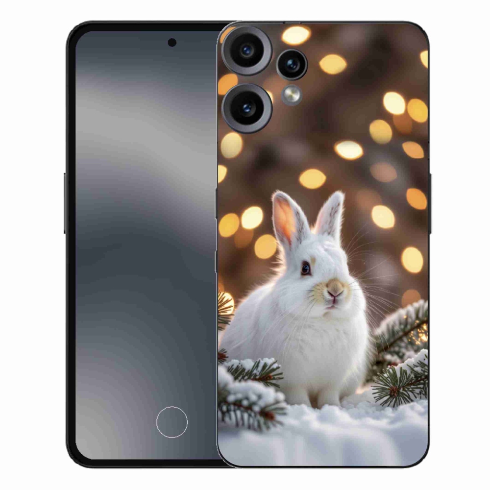 Gélový kryt mmCase na Nothing CMF Phone 2 Pro - biely zajac