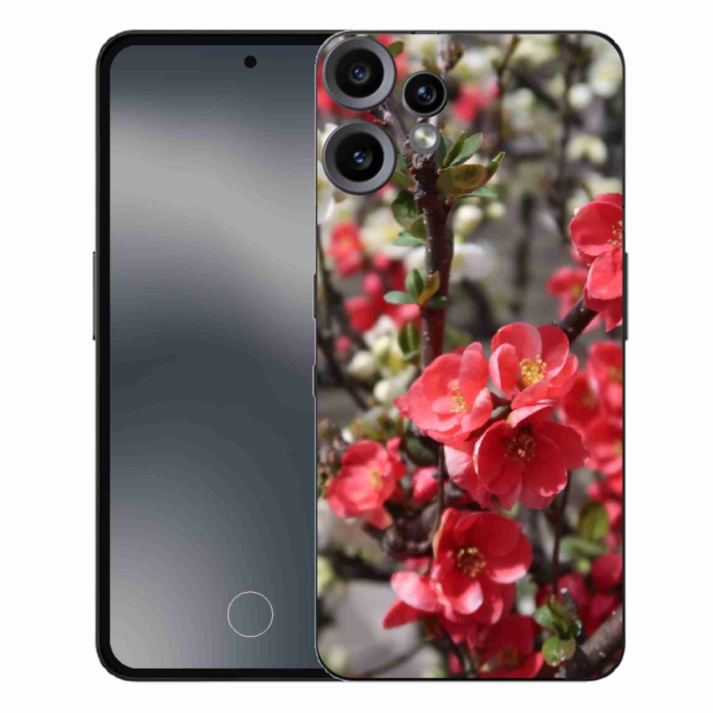 Gélový kryt mmCase na Nothing CMF Phone 2 Pro - červené kvety