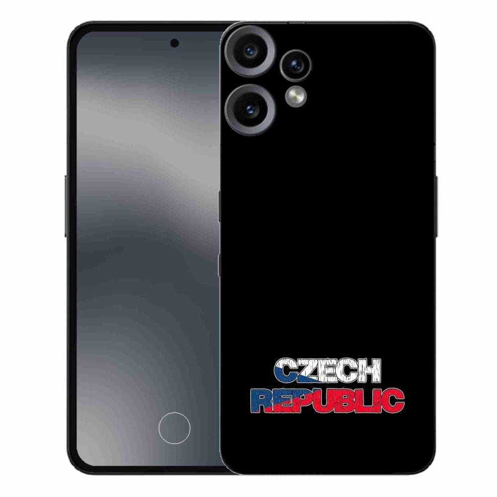 Gélový kryt mmCase na Nothing CMF Phone 2 Pro - Slovak Republic čierne pozadie