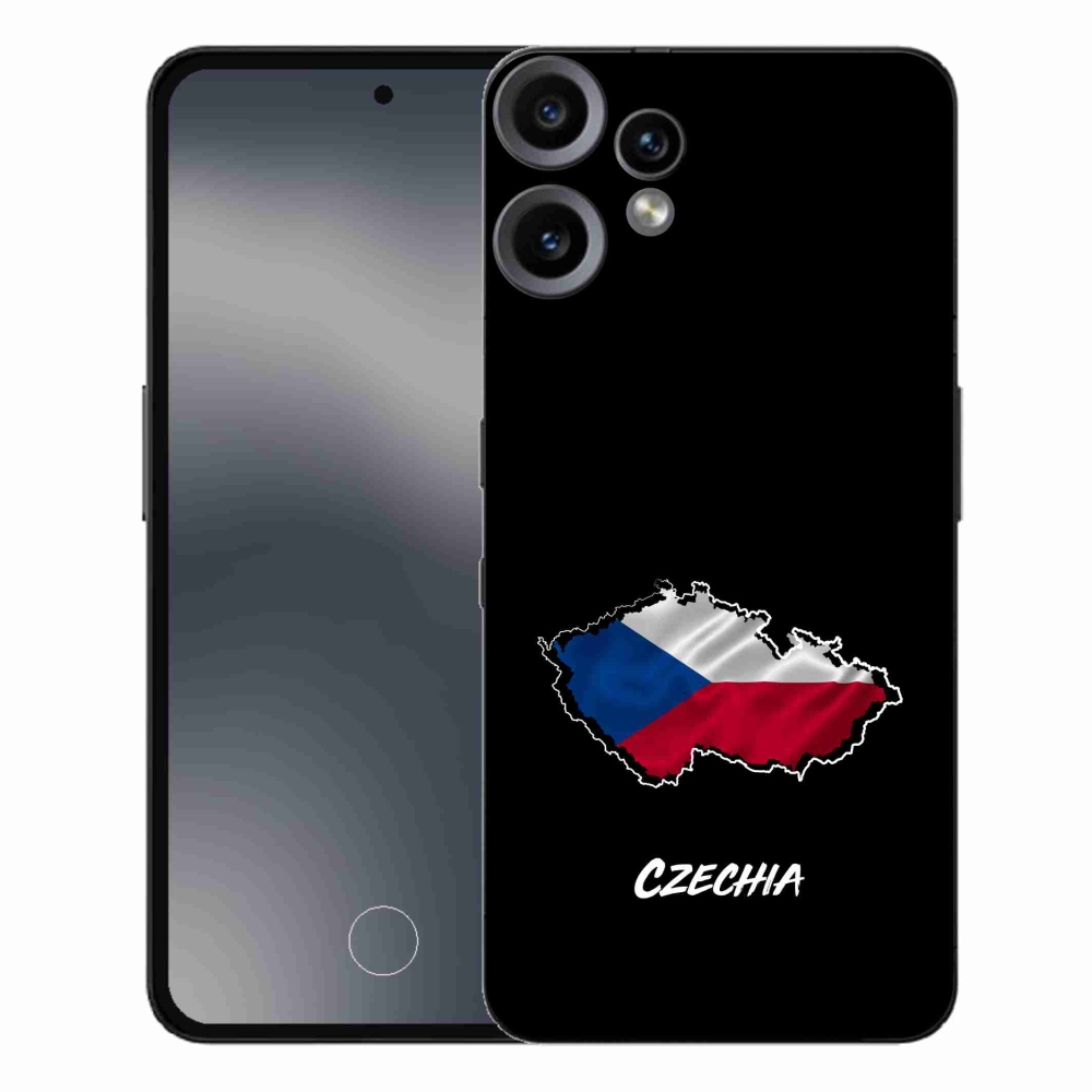 Gélový kryt mmCase na Nothing CMF Phone 2 Pro - Slovakia čierne pozadie