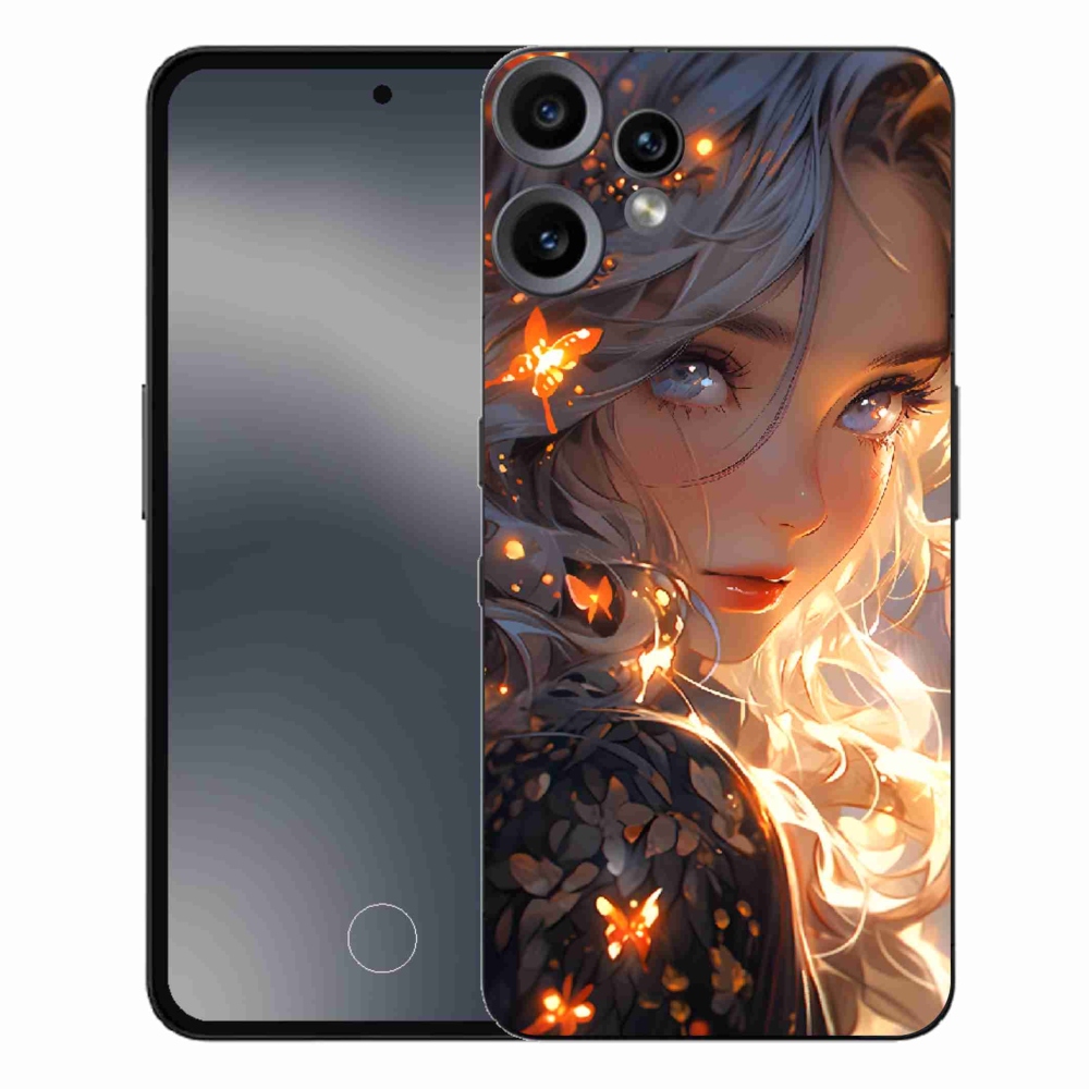 Gélový kryt mmCase na Nothing CMF Phone 2 Pro - dievča a motýle