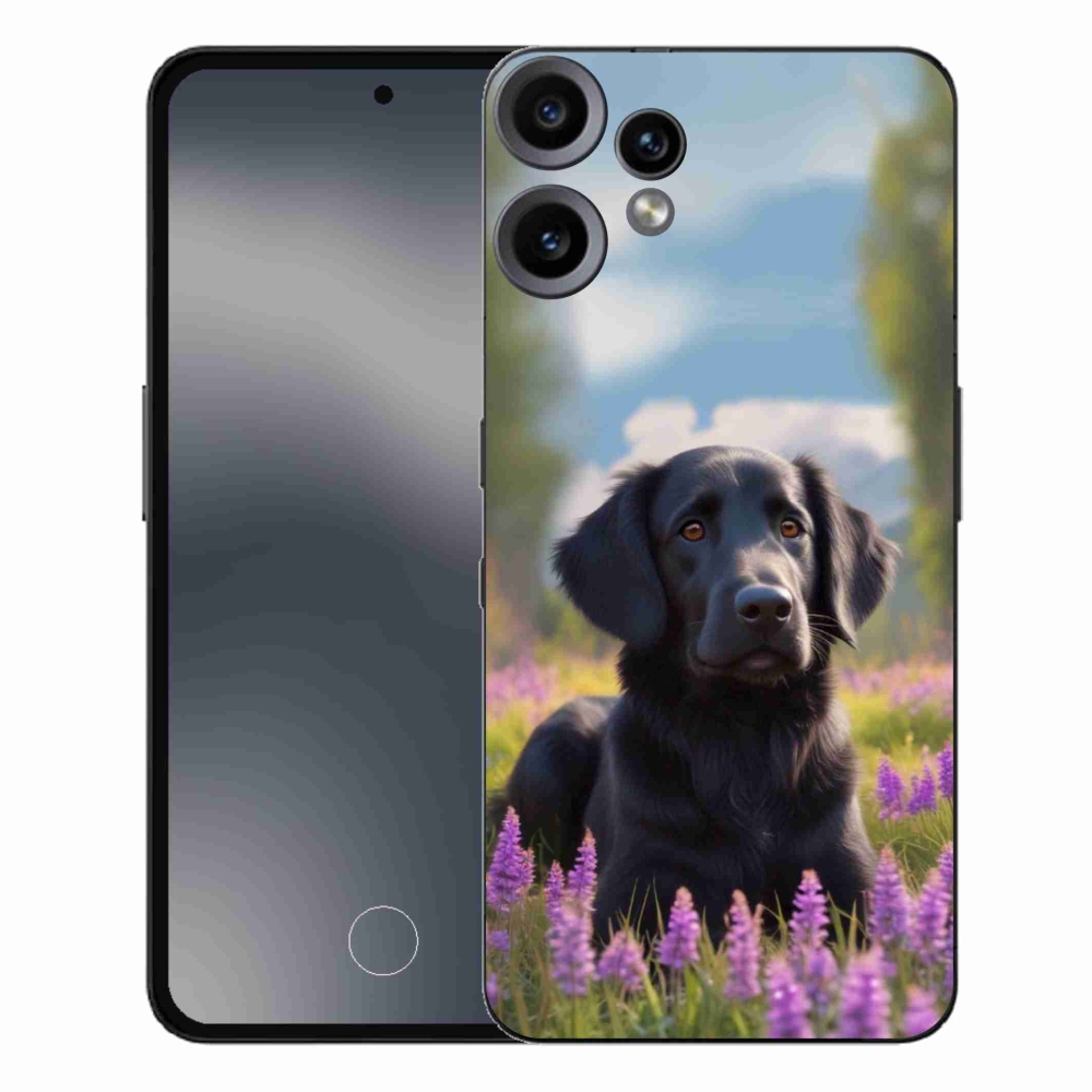 Gélový kryt mmCase na Nothing CMF Phone 2 Pro - elegantný čierny retriever
