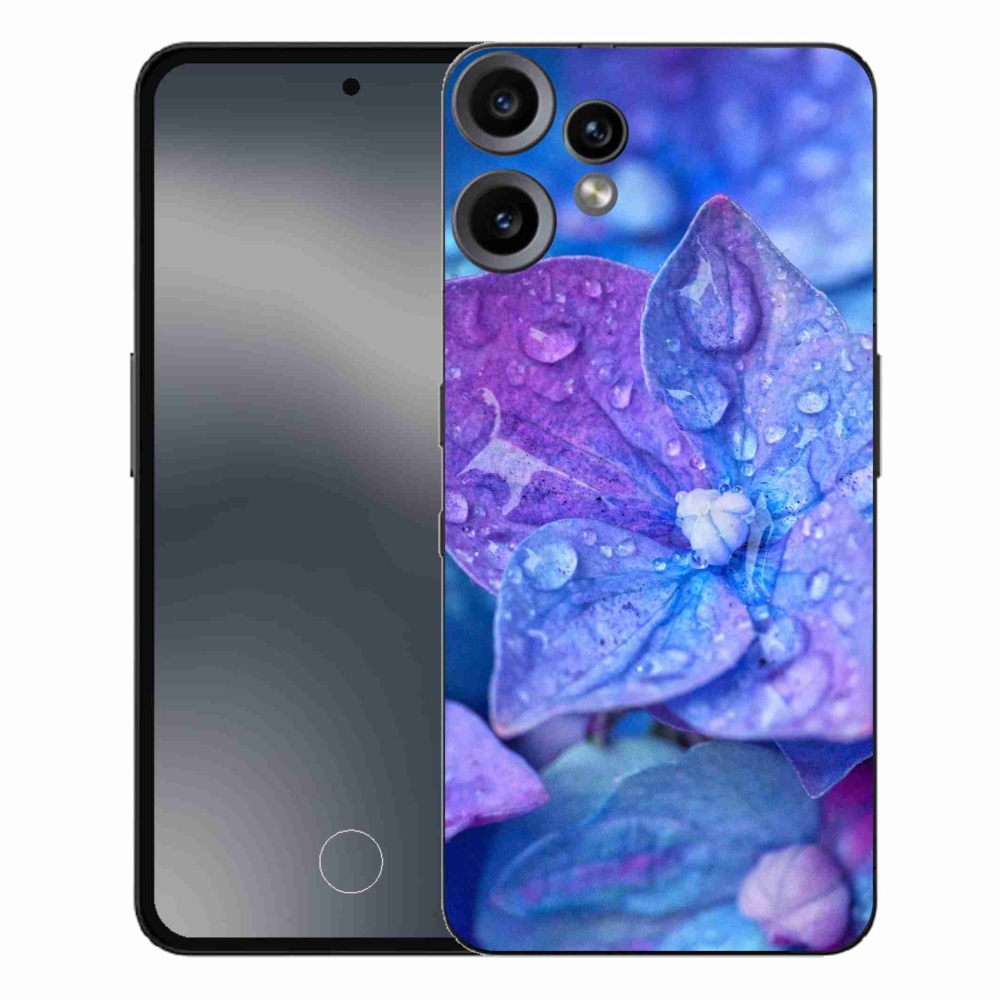 Gélový kryt mmCase na Nothing CMF Phone 2 Pro - fialový kvet