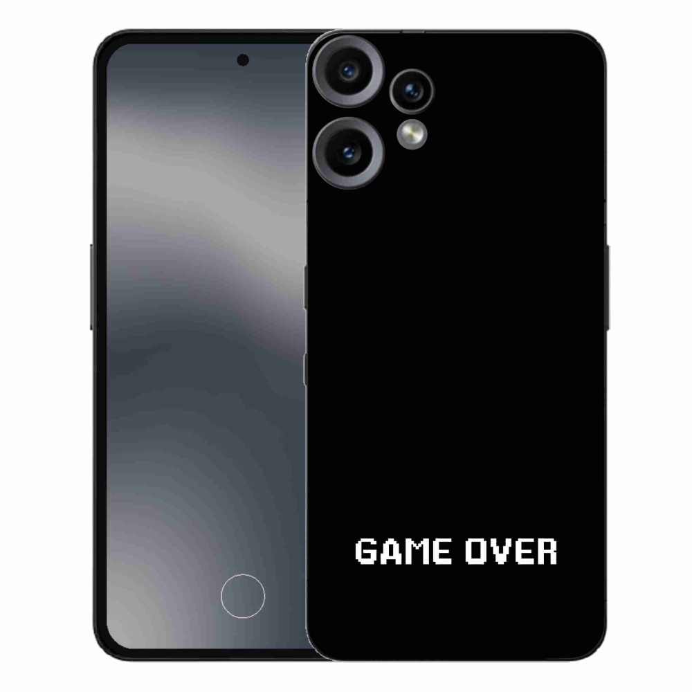 Gélový kryt mmCase na Nothing CMF Phone 2 Pro - game over čierne pozadie