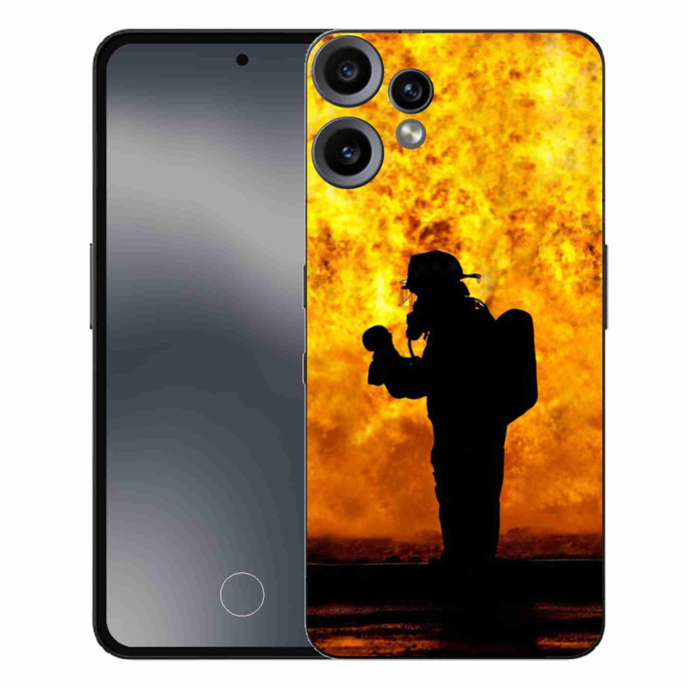 Gélový kryt mmCase na Nothing CMF Phone 2 Pro - hasič