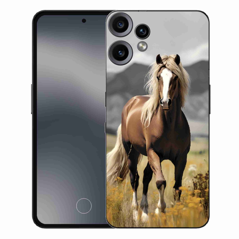 Gélový kryt mmCase na Nothing CMF Phone 2 Pro - hnedý kôň 1