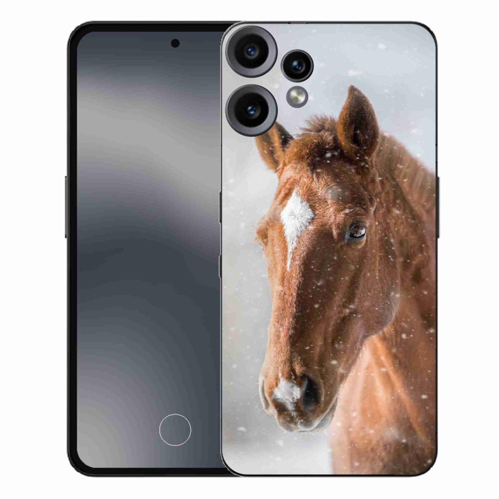 Gélový kryt mmCase na Nothing CMF Phone 2 Pro - hnedý kôň 2