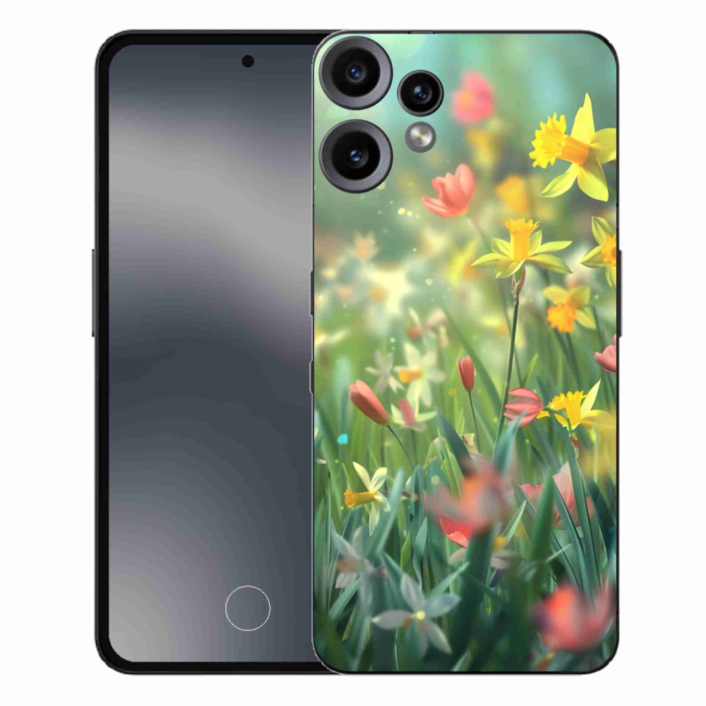 Gélový kryt mmCase na Nothing CMF Phone 2 Pro - jarné kvety