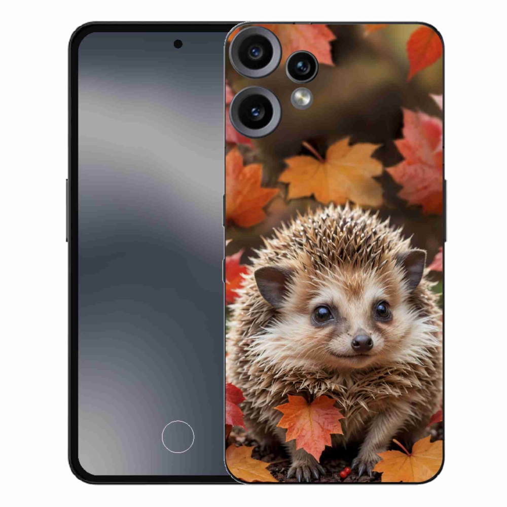 Gélový kryt mmCase na Nothing CMF Phone 2 Pro - ježko v lístí