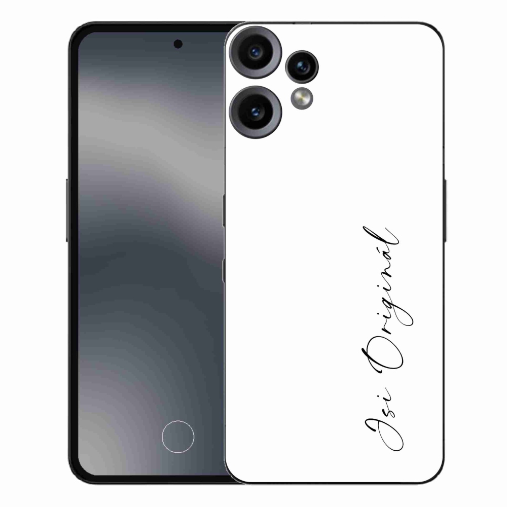 Gélový kryt mmCase na Nothing CMF Phone 2 Pro - si originál biele pozadie