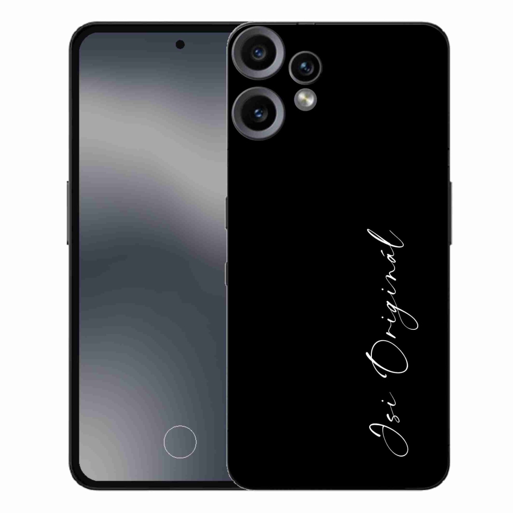 Gélový kryt mmCase na Nothing CMF Phone 2 Pro - si originál čierne pozadie