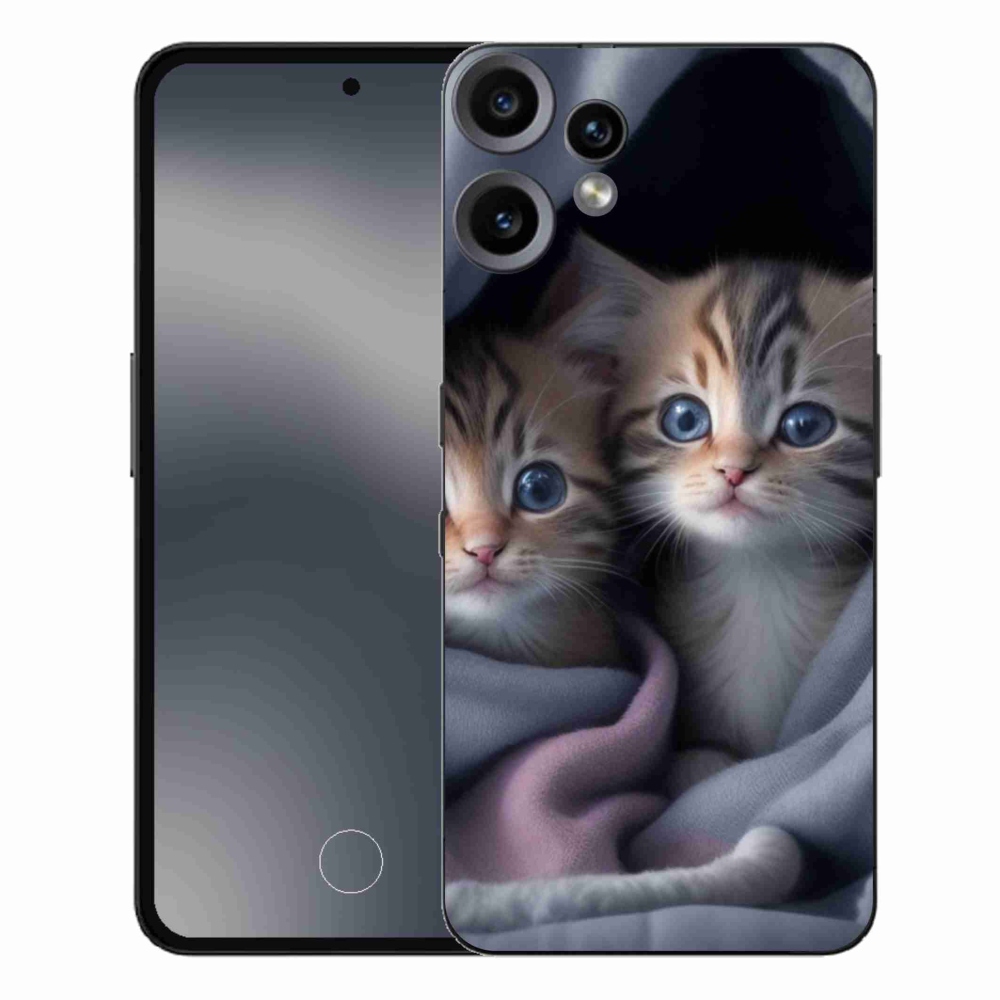 Gélový kryt mmCase na Nothing CMF Phone 2 Pro - mačacie duo 2
