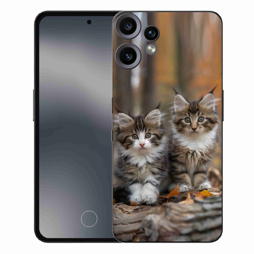 Gélový kryt mmCase na Nothing CMF Phone 2 Pro - mačacie duo 3