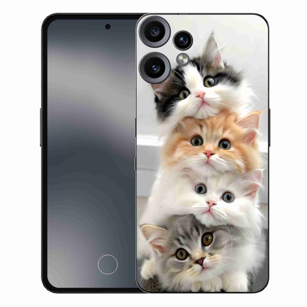 Gélový kryt mmCase na Nothing CMF Phone 2 Pro - mačacia partia
