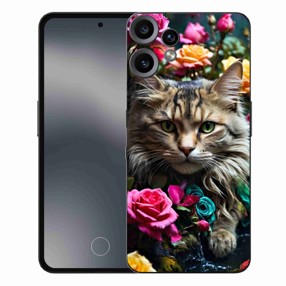 Gélový kryt mmCase na Nothing CMF Phone 2 Pro - mačacie pohľad 2