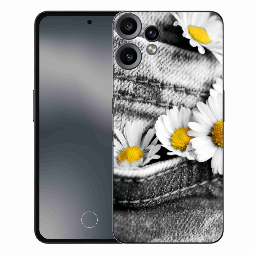 Gélový kryt mmCase na Nothing CMF Phone 2 Pro - margaréty
