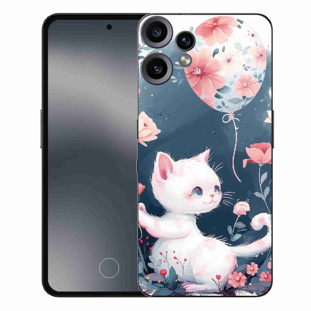 Gélový kryt mmCase na Nothing CMF Phone 2 Pro - mačiatko s balónikom