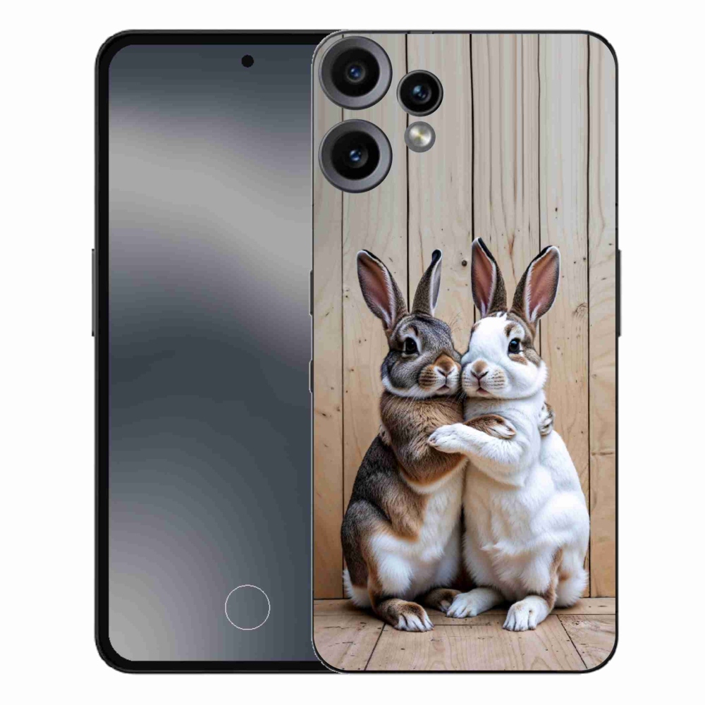 Gélový kryt mmCase na Nothing CMF Phone 2 Pro - králičie pár