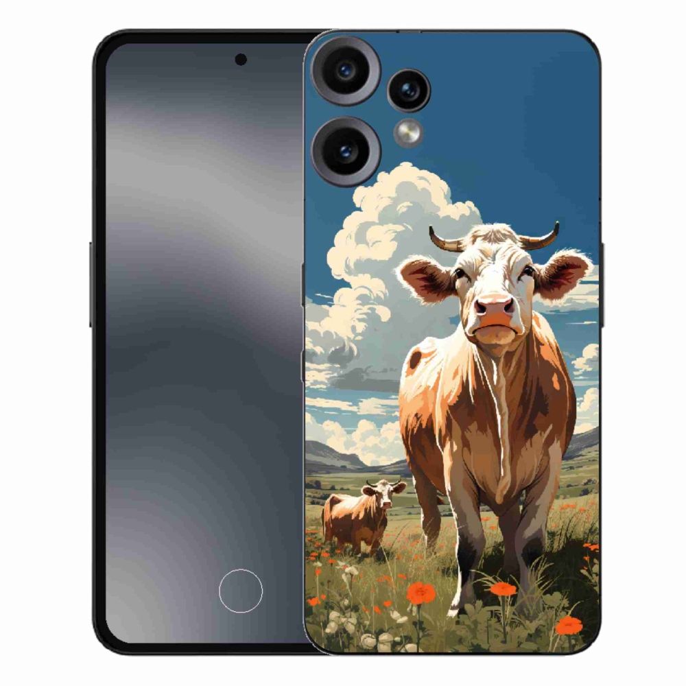 Gélový kryt mmCase na Nothing CMF Phone 2 Pro - kravy na lúke