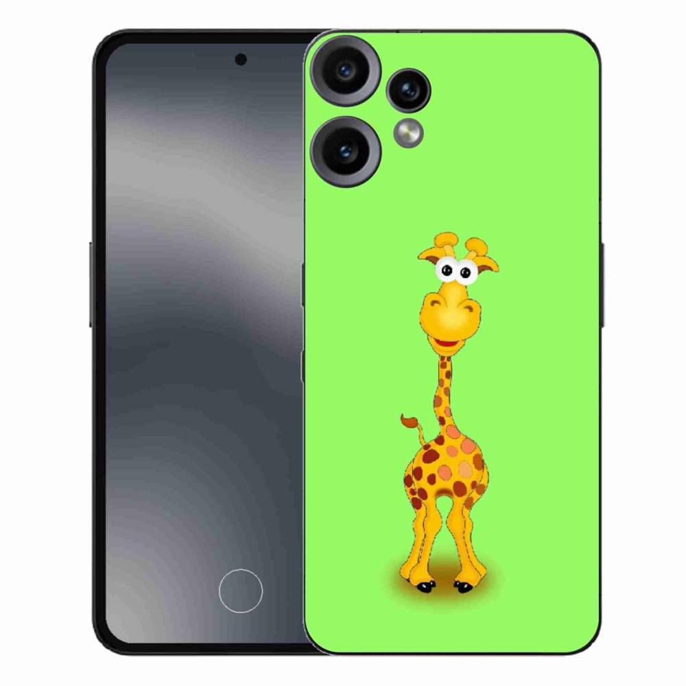 Gélový kryt mmCase na Nothing CMF Phone 2 Pro - kreslená žirafa