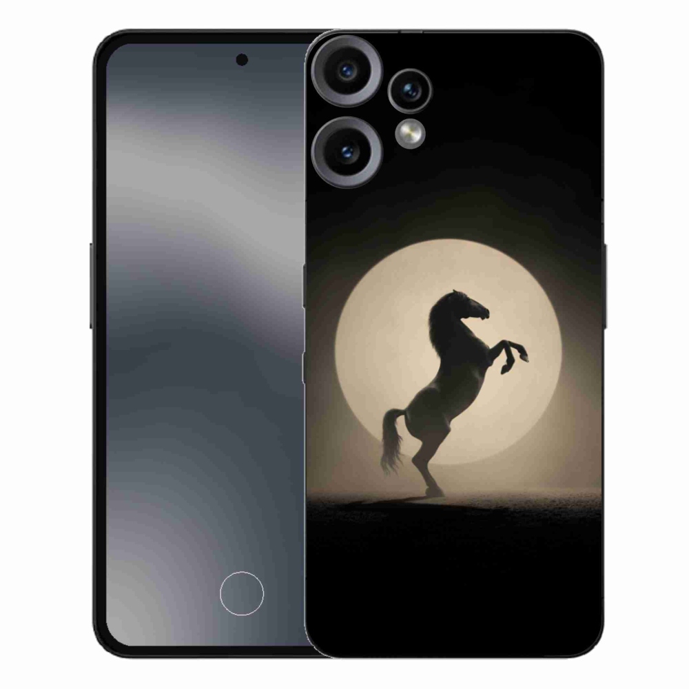 Gélový kryt mmCase na Nothing CMF Phone 2 Pro - kôň v siluete