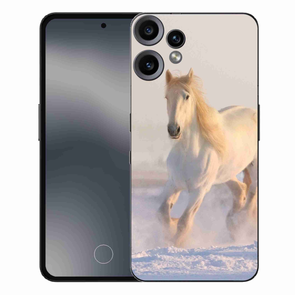 Gélový kryt mmCase na Nothing CMF Phone 2 Pro - kôň v snehu
