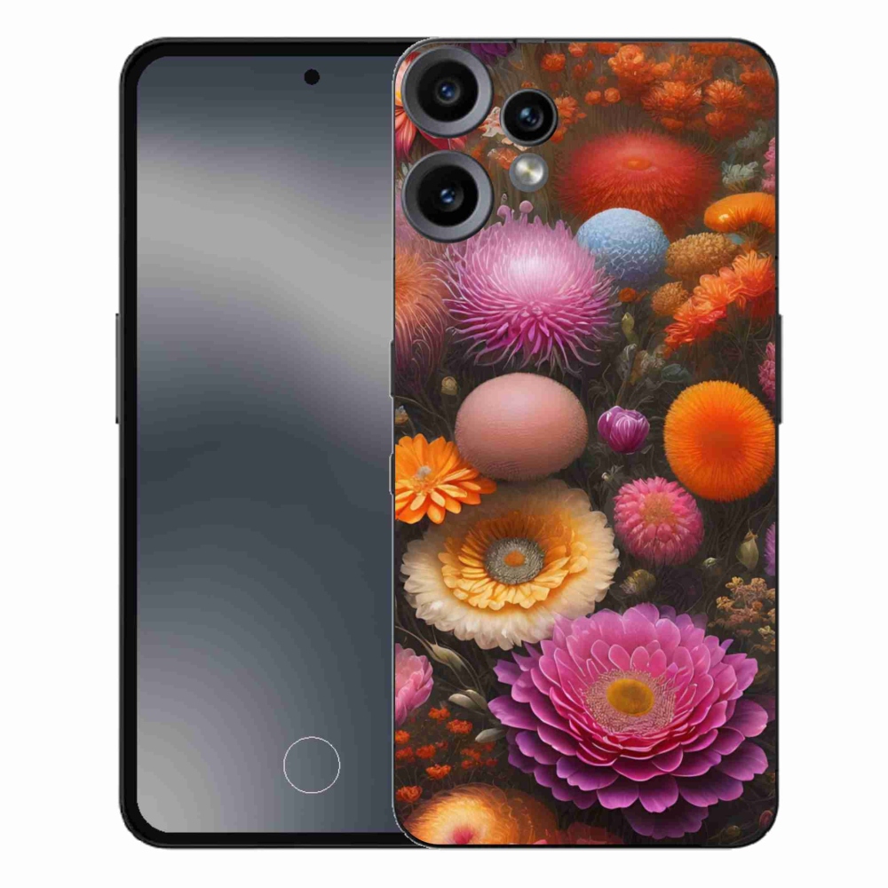 Gélový kryt mmCase na Nothing CMF Phone 2 Pro - kvetinová kompozícia