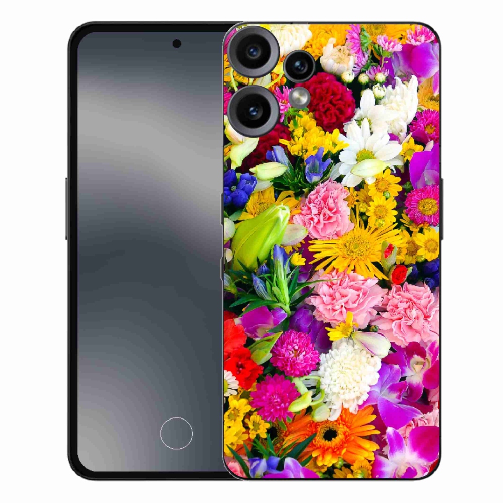 Gélový kryt mmCase na Nothing CMF Phone 2 Pro - kvety 12