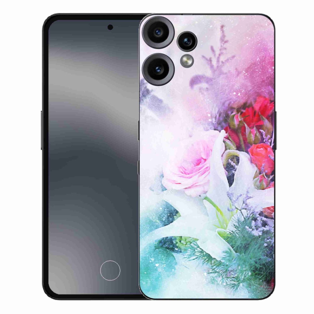 Gélový kryt mmCase na Nothing CMF Phone 2 Pro - kvety 4