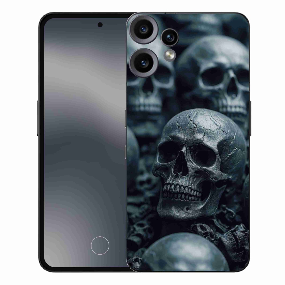Gélový kryt mmCase na Nothing CMF Phone 2 Pro - lebka 2