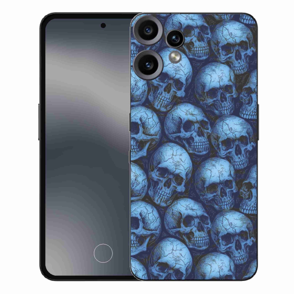 Gélový kryt mmCase na Nothing CMF Phone 2 Pro - lebky