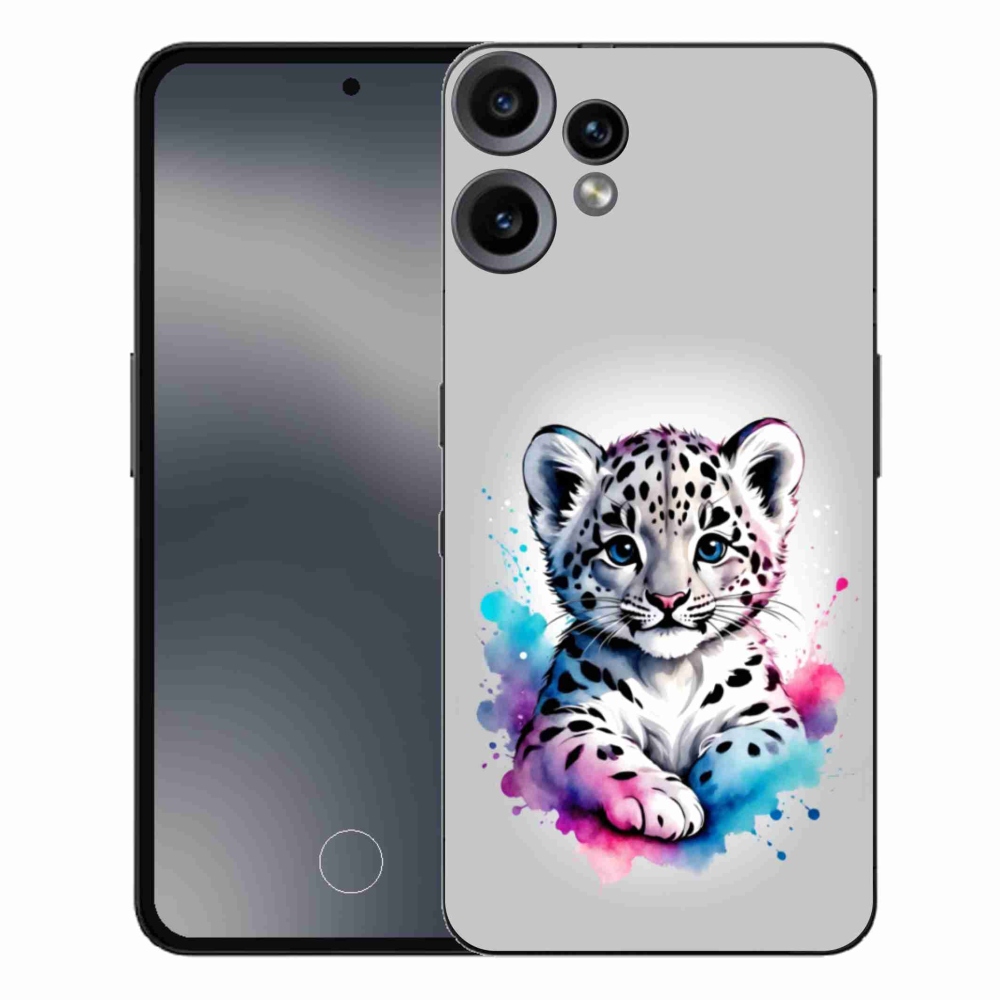 Gélový kryt mmCase na Nothing CMF Phone 2 Pro - leopardej mláďa