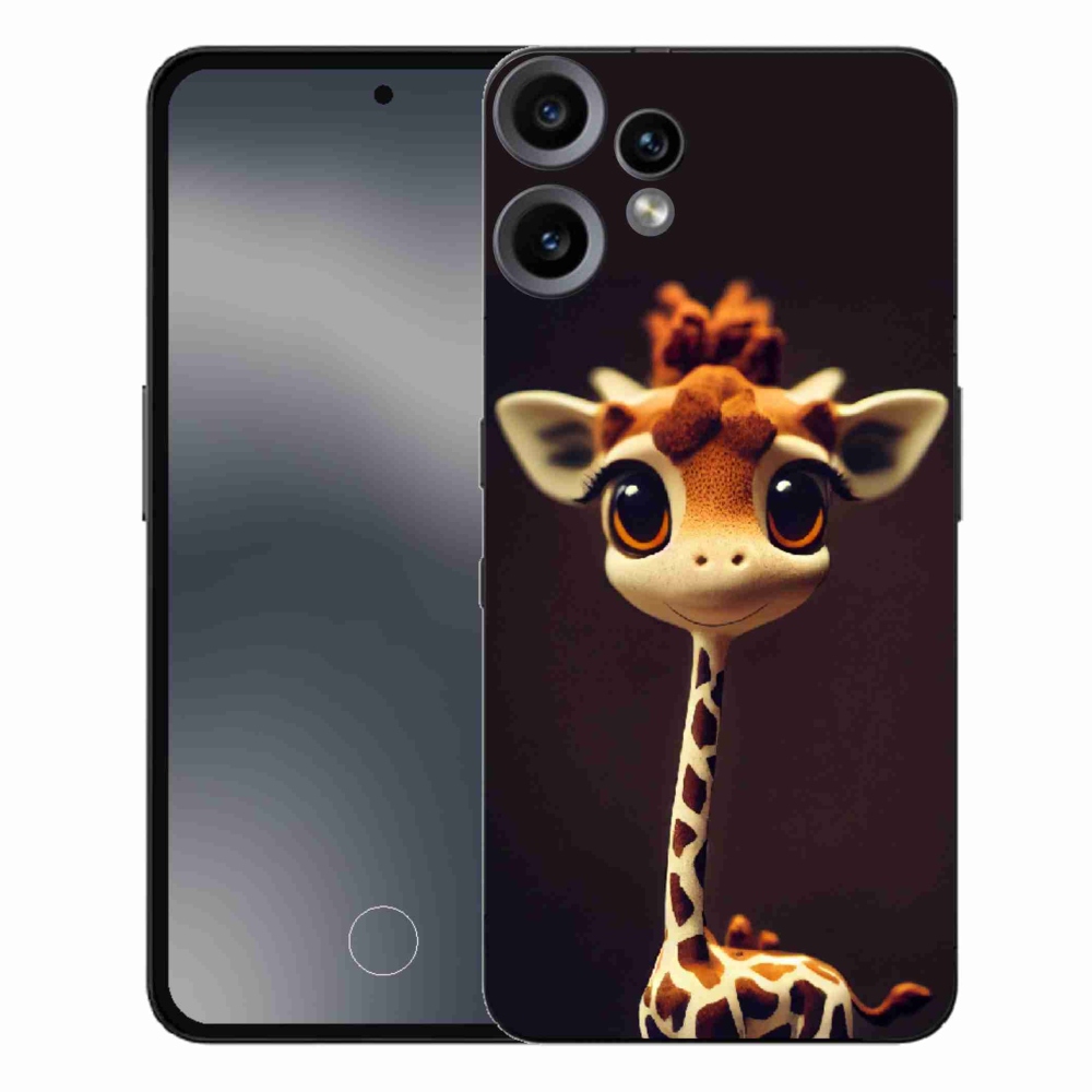 Gélový kryt mmCase na Nothing CMF Phone 2 Pro - malá žirafa
