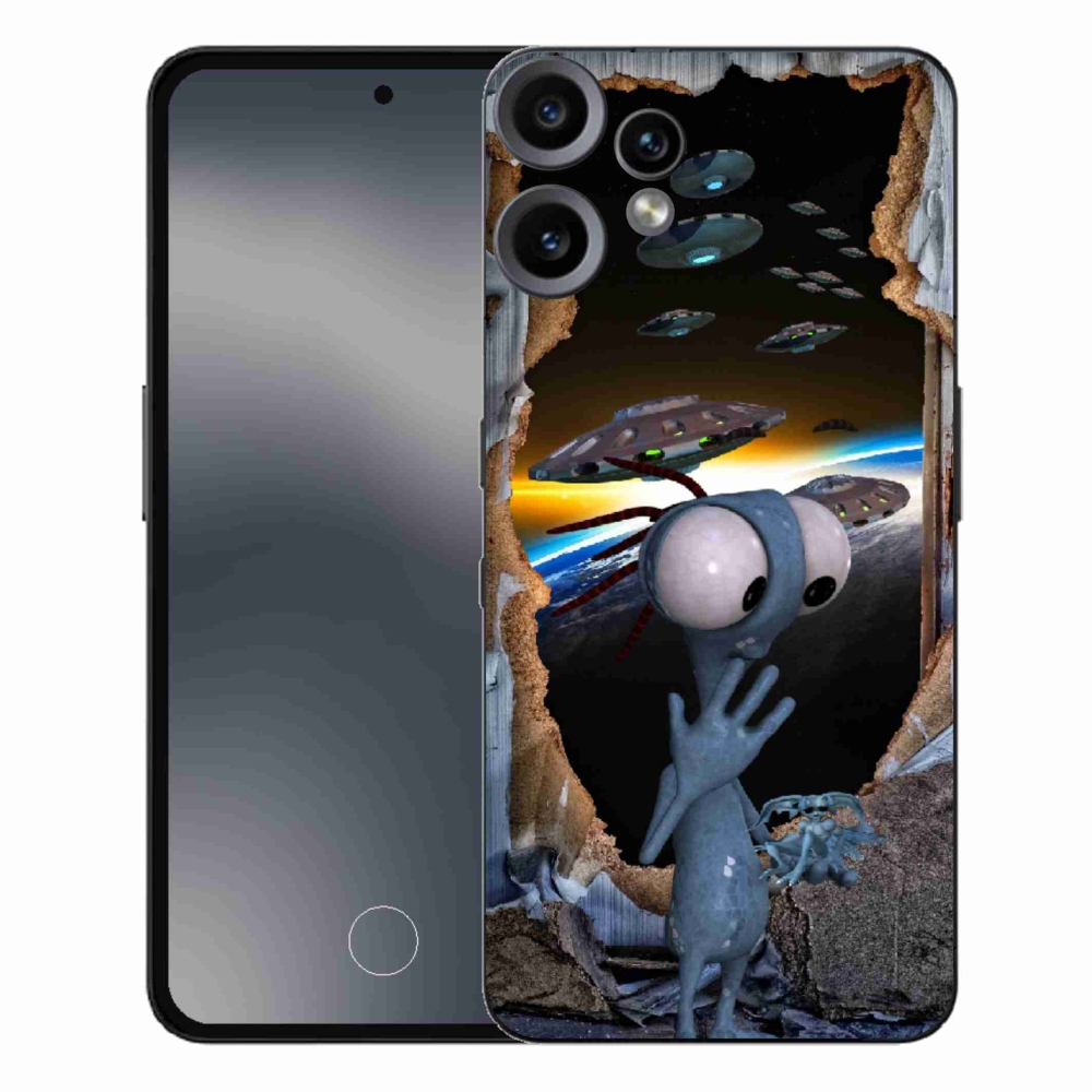 Gélový kryt mmCase na Nothing CMF Phone 2 Pro - mimozemšťan