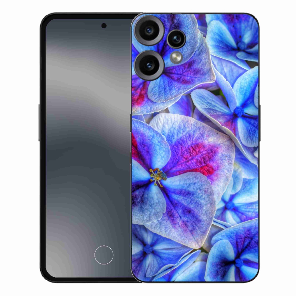 Gélový kryt mmCase na Nothing CMF Phone 2 Pro - modré kvety 1