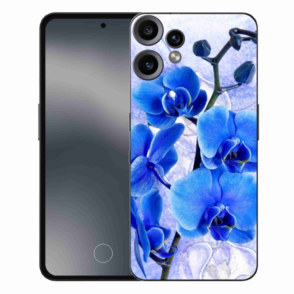 Gélový kryt mmCase na Nothing CMF Phone 2 Pro - modré kvety