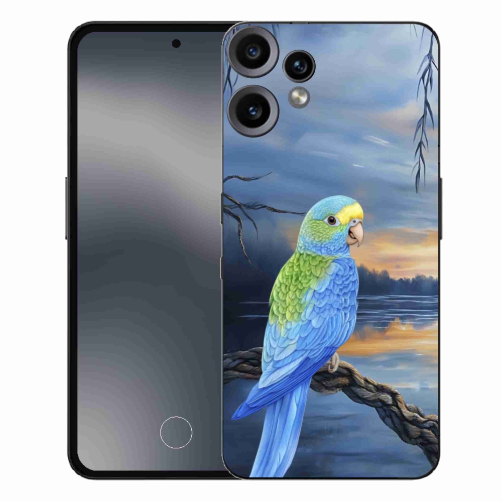 Gélový kryt mmCase na Nothing CMF Phone 2 Pro - modrý papagáj
