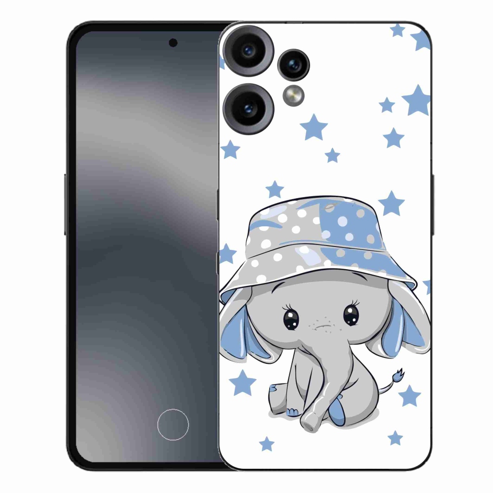 Gélový kryt mmCase na Nothing CMF Phone 2 Pro - modrý slon