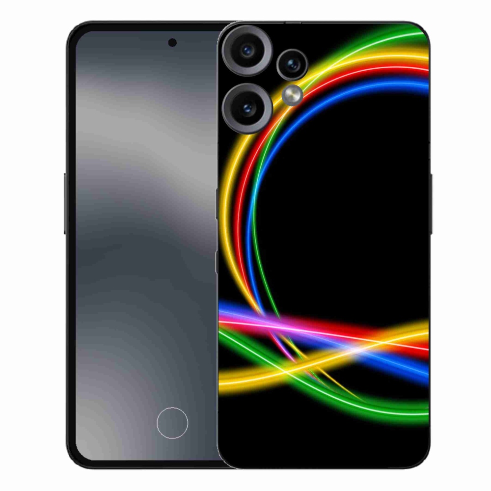 Gélový kryt mmCase na Nothing CMF Phone 2 Pro - neónové kruhy