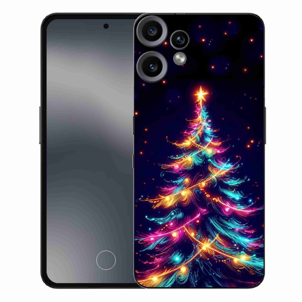 Gélový kryt mmCase na Nothing CMF Phone 2 Pro - neónový vianočný stromček