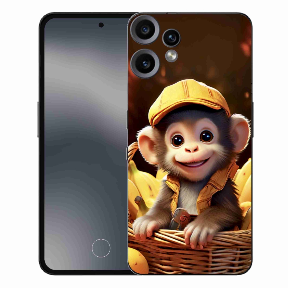 Gélový kryt mmCase na Nothing CMF Phone 2 Pro - opice v košíku
